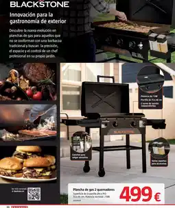 Bauhaus Blackstone - plancha de gas 2 quemadores oferta