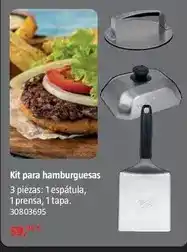 Bauhaus Blackstone - kit para hamburguesas oferta