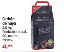 Bauhaus Lotusgrill - carbón de haya oferta