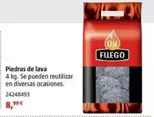 Bauhaus Ok fuego - piedras de lava oferta