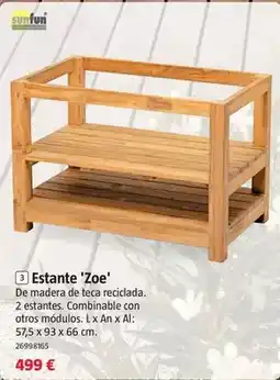 Bauhaus Sunfun - estante 'zoe' oferta
