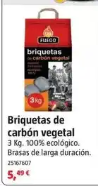 Bauhaus Ok fuego - briquetas de carbón vegetal oferta