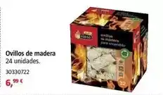 Bauhaus Ok fuego - ovillos de madera oferta