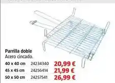Bauhaus Parrilla doble oferta