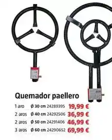 Bauhaus Quemador paellero oferta