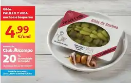 Alcampo Gilda cecina y queso palillo y vida est 4 ud 90 gr oferta