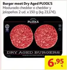 Alcampo Burguer meat vaca madudada dry aged pujol's 2x150g oferta