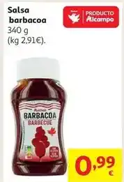 Alcampo Auchan - salsa barbacoa oferta