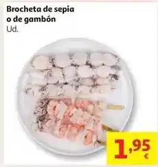 Alcampo Brocheta de sepia o de gambon oferta