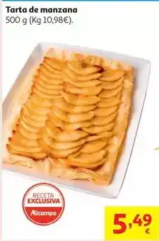 Alcampo Tarta de manzana oferta
