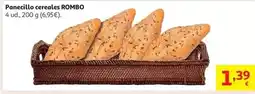 Alcampo Panecillo rombo cereales 4 uds. 200 g oferta