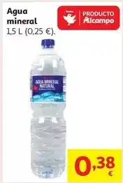 Alcampo Agua mineral oferta