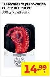 Alcampo El rey del pulpo - tentáculos de pulpo cocido oferta