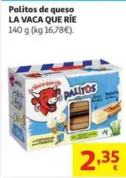 Alcampo La vaca que ríe - palitos de queso oferta