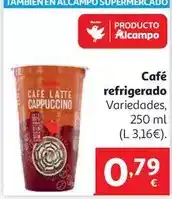 Alcampo Cafe capuccino auchan 250ml oferta