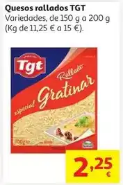 Alcampo Rallado mozzarella natural tgt 200 g oferta