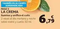 Alcampo Cosmia - la crema ilumina y unifica el cutis oferta