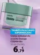 Alcampo Crema noche antiedad duoage cosmia bio 50 ml oferta