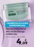 Alcampo Refill crema noche antiedad duoage cosmia bio 50 ml oferta