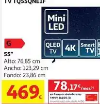 Alcampo Samsung - tv tq55qne1f 55 oferta