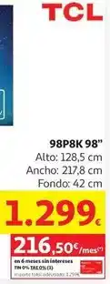 Alcampo Tcl - 98p8k 98 oferta