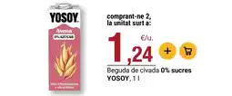 BonpreuEsclat YOSOY. Beguda de civada 0% sucres oferta