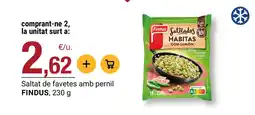 BonpreuEsclat FINDUS Saltat de favetes amb pernil oferta