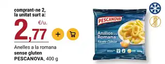 BonpreuEsclat PESCANOVA Anelles a la romana sense gluten oferta