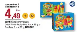BonpreuEsclat NESTLÉ Gelat Pirulo Fruity Mix o Fun Box oferta