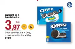 BonpreuEsclat OREO Gelat sandvitx o mini sandvitx oferta