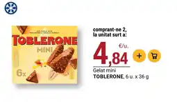BonpreuEsclat TOBLERONE Gelat mini oferta