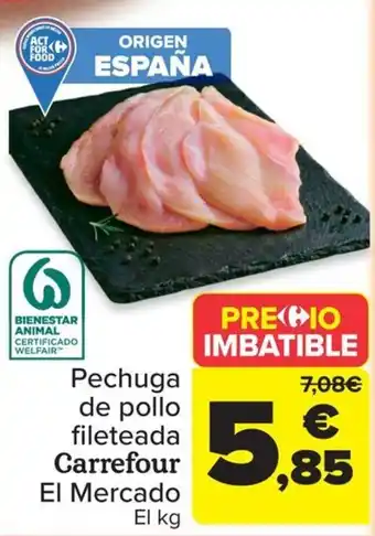 Carrefour Market Carrefour Pechuga de pollo fileteada oferta