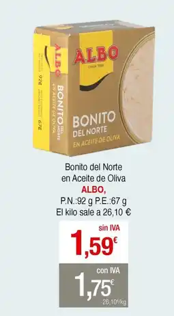Masymas Albo Bonito del Norte en Aceite de Oliva oferta