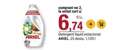 BonpreuEsclat ARIEL Detergent líquid estacional oferta