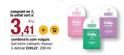 BonpreuEsclat CHILLY Gel íntim calmant, frescor o delicat oferta