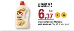 BonpreuEsclat OMINO BIANCO Detergent líquid Marsella oferta
