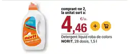 BonpreuEsclat NORIT Detergent líquid roba de colors oferta