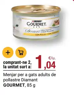 BonpreuEsclat GOURMET Menjar per a gats adults de pollastre Diamant oferta