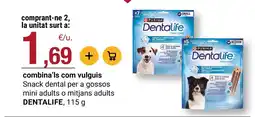 BonpreuEsclat DENTALIFE Snack dental per a gossos mini adults o mitjans adults oferta