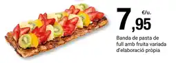 BonpreuEsclat Banda de pasta de full amb fruita variada d'elaboració pròpia oferta