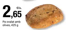 BonpreuEsclat Pa ovalat amb olives oferta