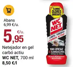 BonpreuEsclat WC NET Netejador en gel carbó actiu oferta
