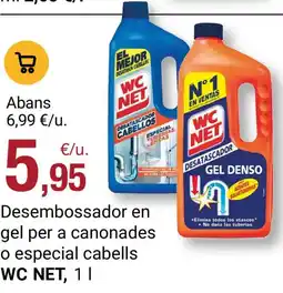 BonpreuEsclat WC NET Desembossador en gel per a canonades o especial cabells oferta