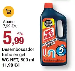 BonpreuEsclat WC NET Desembossador turbo en gel oferta