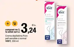 BonpreuEsclat VEET Crema depilatòria Pure pell sensible o normal oferta