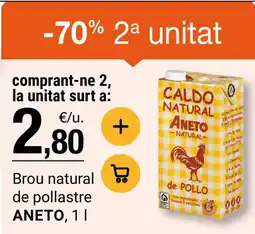 BonpreuEsclat ANETO Brou natural de pollastre oferta