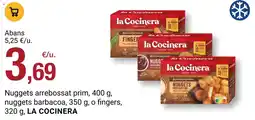 BonpreuEsclat LA COCINERA Nuggets arrebossat prim nuggets barbacoa o fingers oferta
