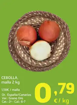 HiperDino Cebolla oferta
