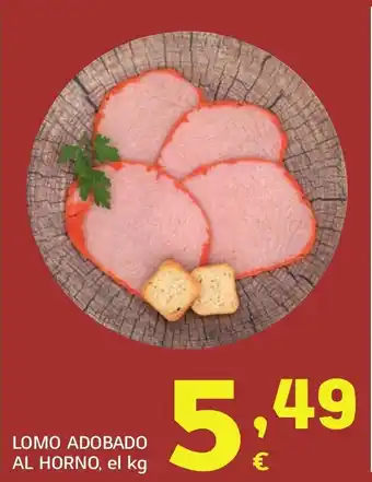HiperDino Lomo adobado al horno oferta