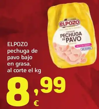 HiperDino ELPOZO pechuga de pavo bajo en grasa oferta